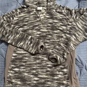 Columbia Women's Camouflage Hoodie in Brown and Gray